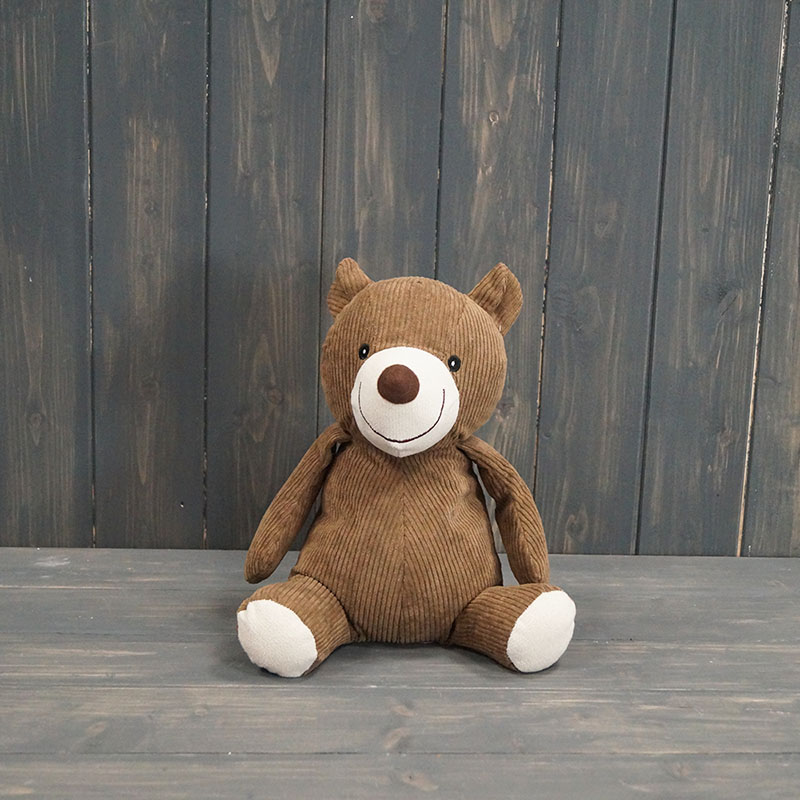 Brown Teddy Bear Sitting Up Doorstop detail page